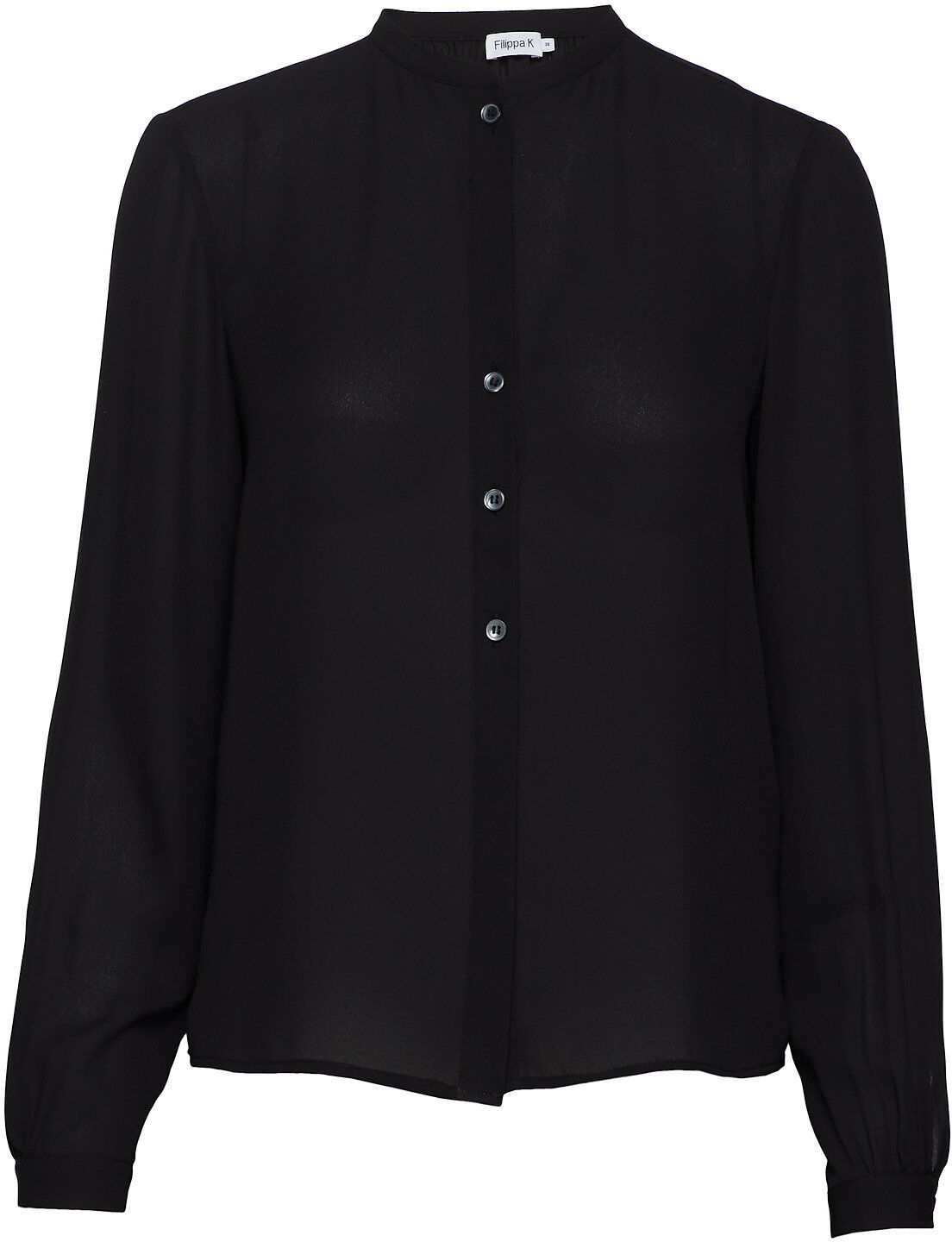 Filippa K Adele Blouse Bluse Langermet Svart Filippa K