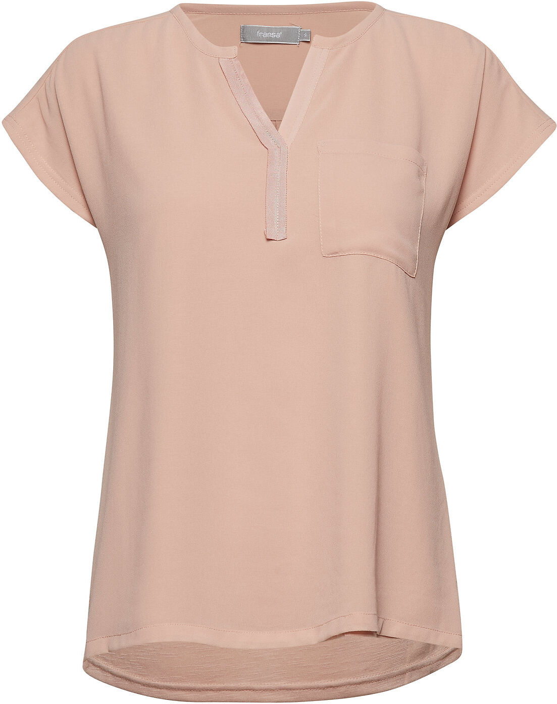 Fransa Zawov 2 Blouse T-shirts & Tops Short-sleeved Rosa Fransa