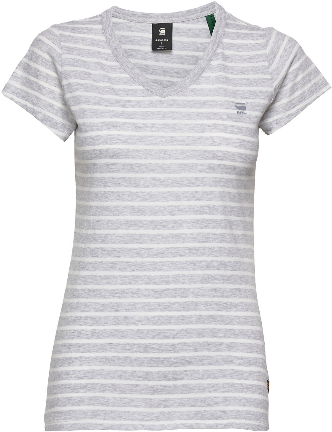 G-star RAW Eyben Stripe Slim V T Wmn S\S T-shirts & Tops Short-sleeved Multi/mønstret G-star RAW