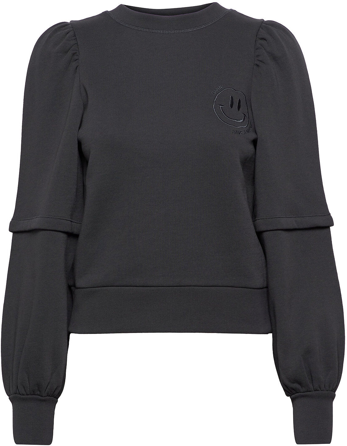 Ganni Isoli Sweat-shirt Genser Svart Ganni