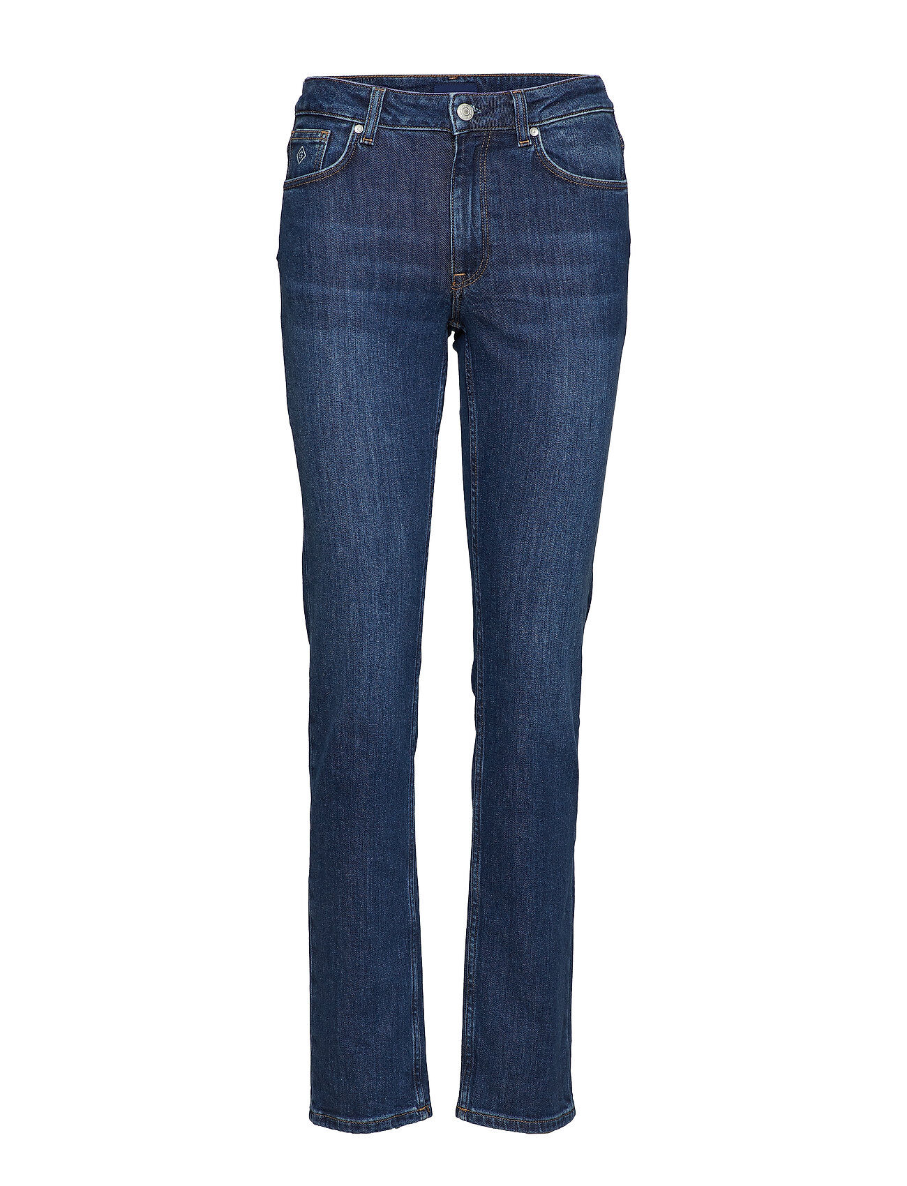 GANT Slim Classic Jeans Rette Jeans Blå GANT