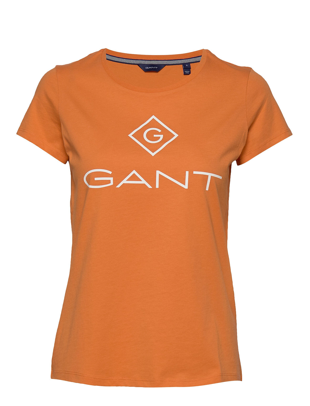 Gant Lock Up Ss T-Shirt T-shirts & Tops Short-sleeved Oransje GANT