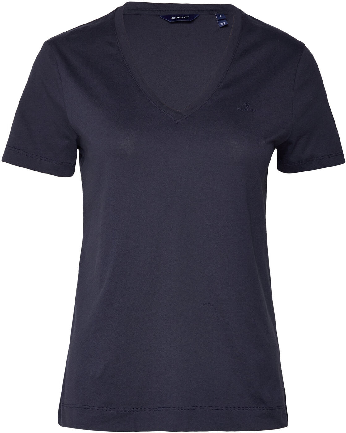 GANT Original V-Neck Ss T-Shirt T-shirts & Tops Short-sleeved Blå GANT