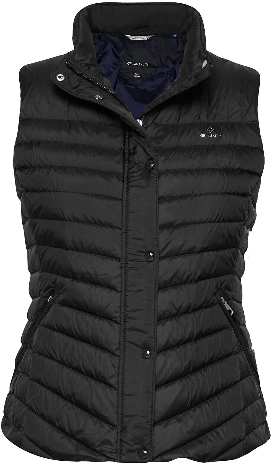 GANT Light Down Gilet Vests Padded Vests Svart GANT