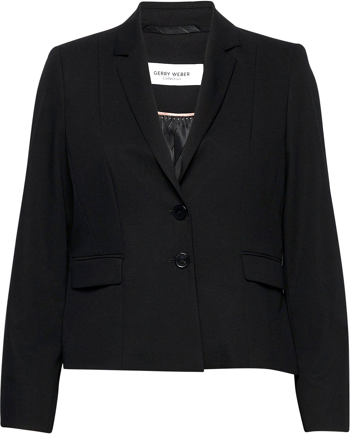 Weber Blazer Long-Sleeve Blazers Single Breasted Blazers Svart Gerry Weber