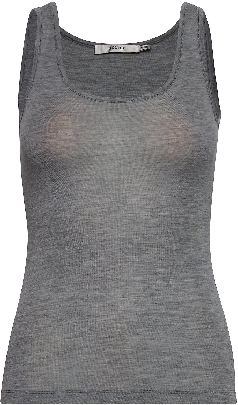 Gestuz Wilmagz Tank Top Noos T-shirts & Tops Sleeveless Grå Gestuz