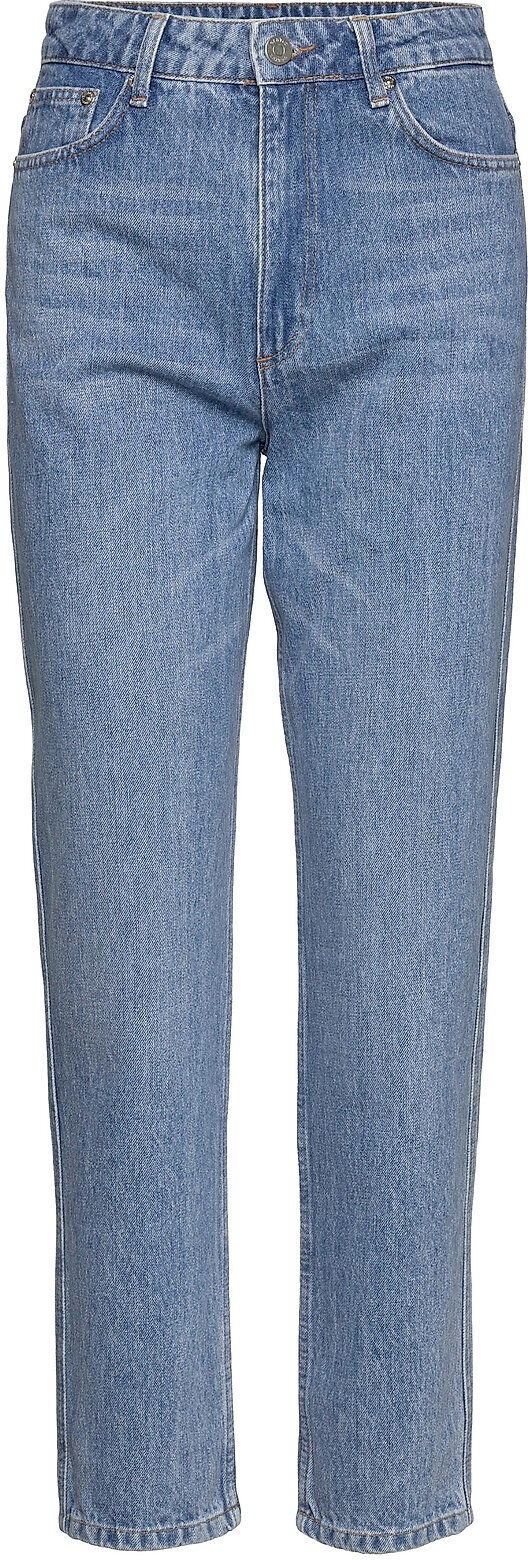 Gestuz Denagz Hw Mom Jeans Rette Jeans Blå Gestuz