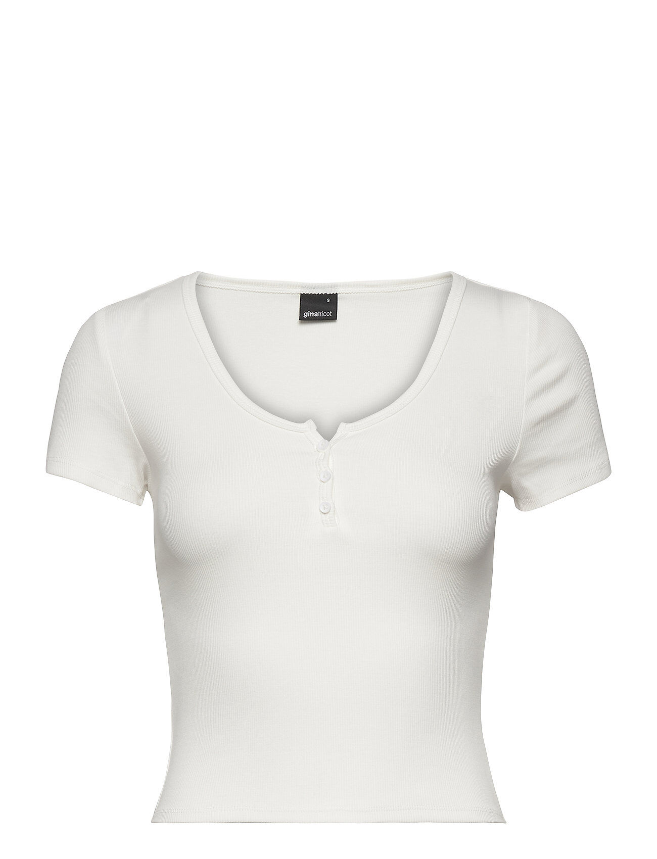 Gina Tricot Mimmi Top T-shirts & Tops Short-sleeved Hvit Gina Tricot