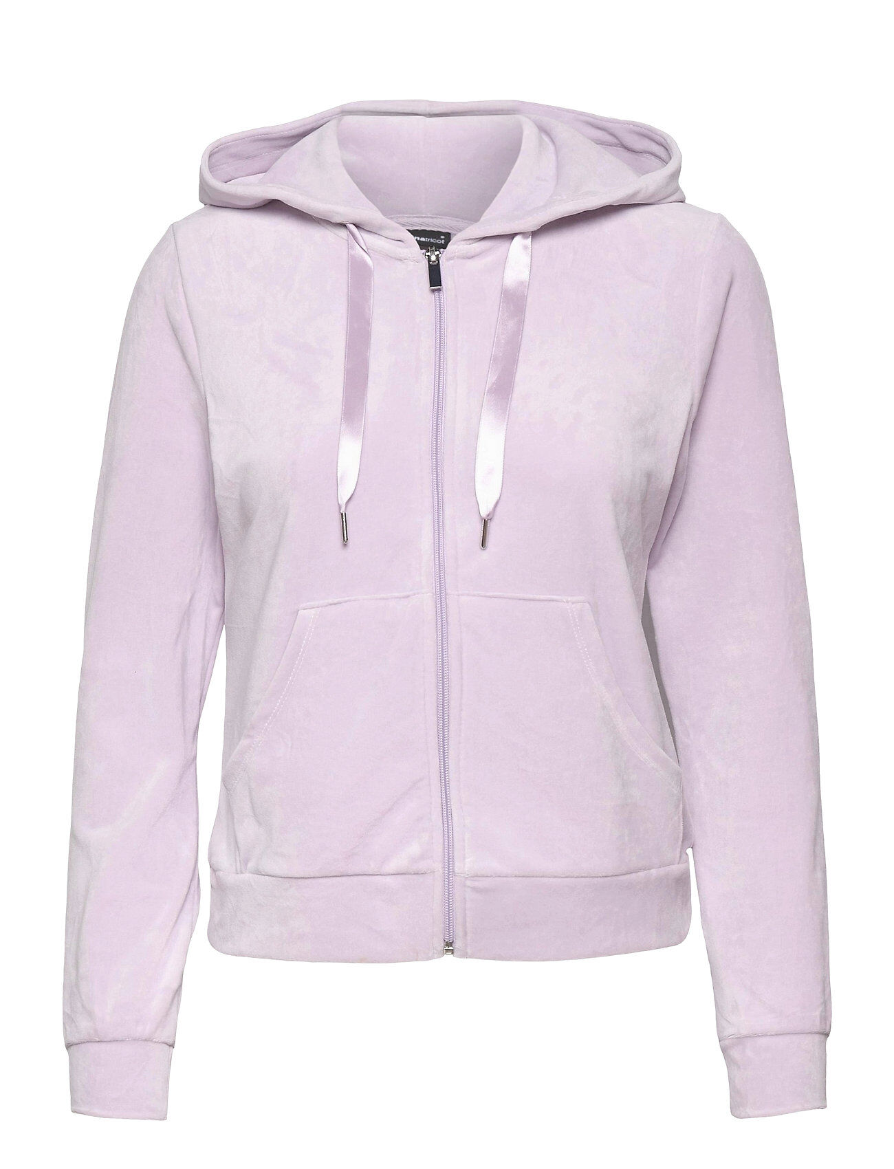 Gina Tricot Cecilia Velour Hoodie Hettegenser Genser Rosa Gina Tricot