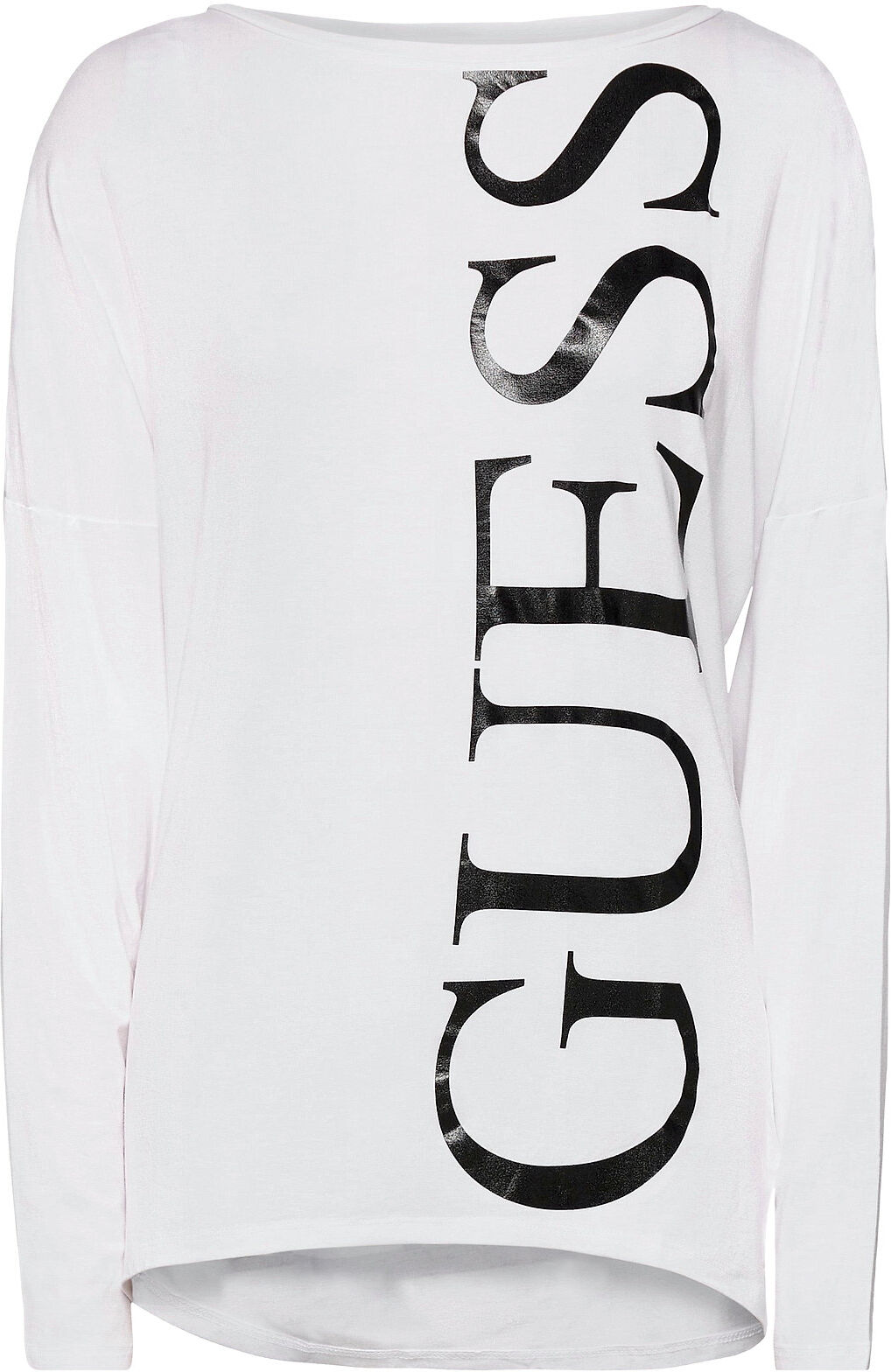 GUESS Jeans Ls Karolina Tee T-shirts & Tops Long-sleeved Hvit GUESS Jeans