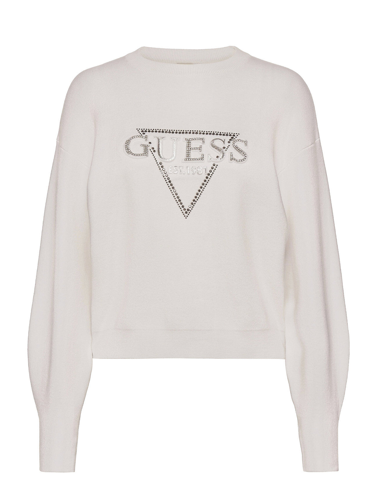 GUESS Jeans Beatrice Rn Ls Swtr Pullover Rosa GUESS Jeans