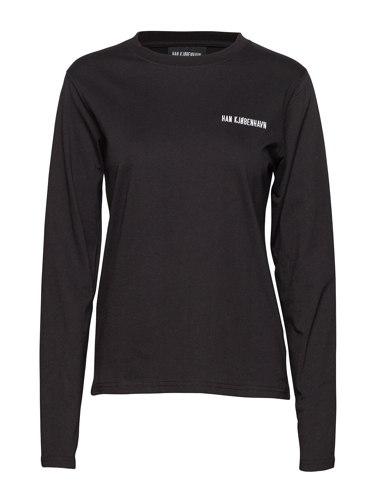 HAN Kjøbenhavn Casual Long Sleeve Tee T-shirts & Tops Long-sleeved Svart HAN Kjøbenhavn