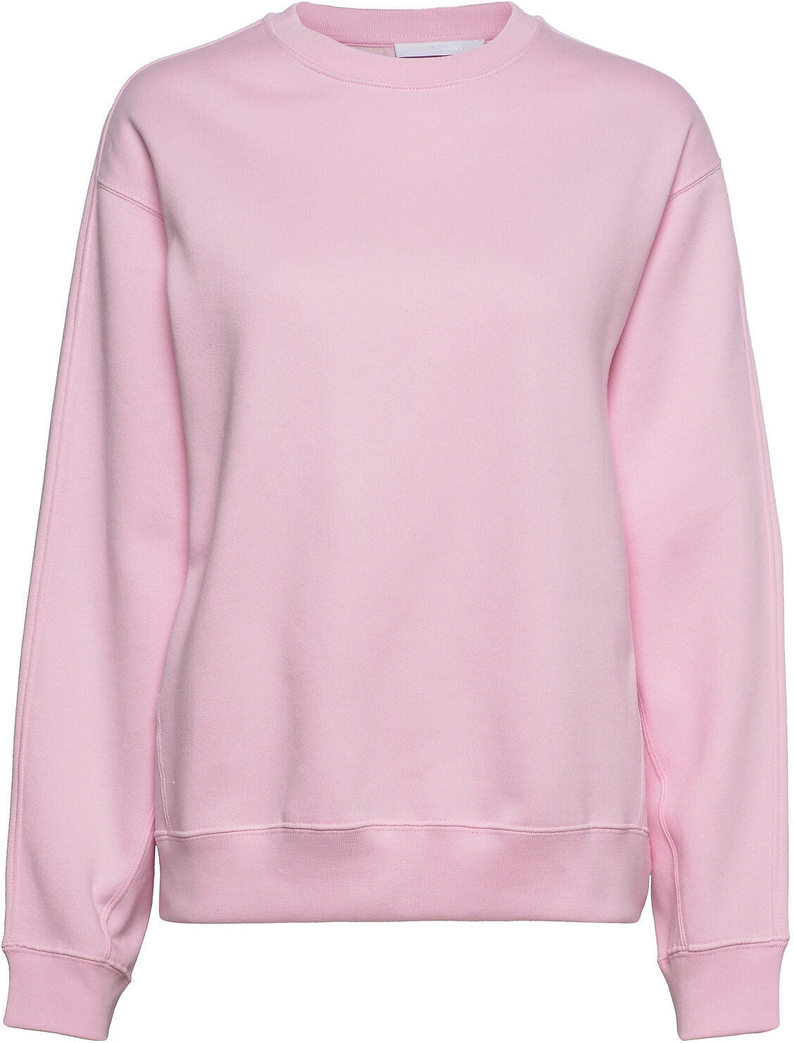 Helmut Lang Sweat Logo Crew.embo Sweat-shirt Genser Rosa Helmut Lang