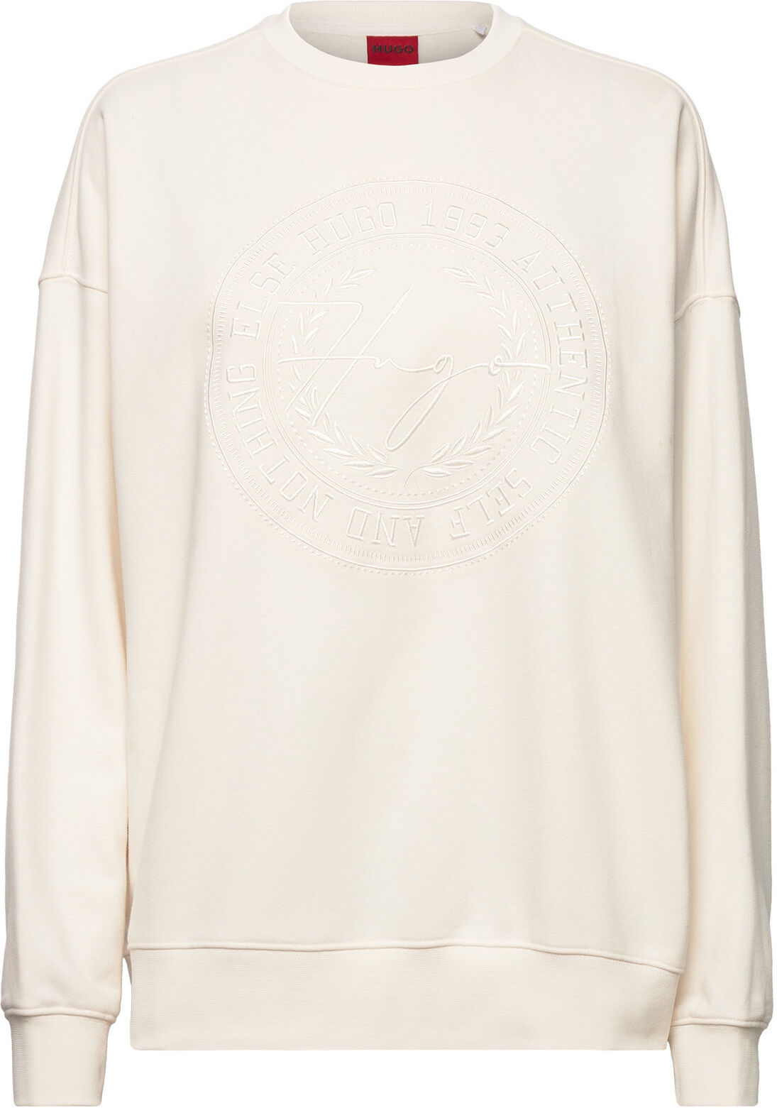 HUGO Doccia Sweat-shirt Genser Hvit HUGO