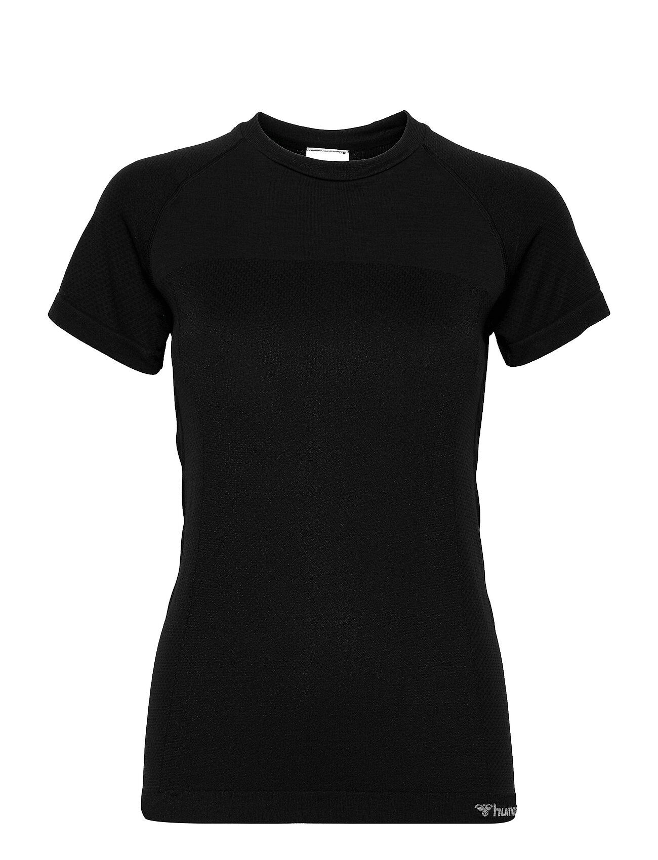 Hummel Hmlclea Seamless T-Shirt T-shirts & Tops Short-sleeved Svart Hummel