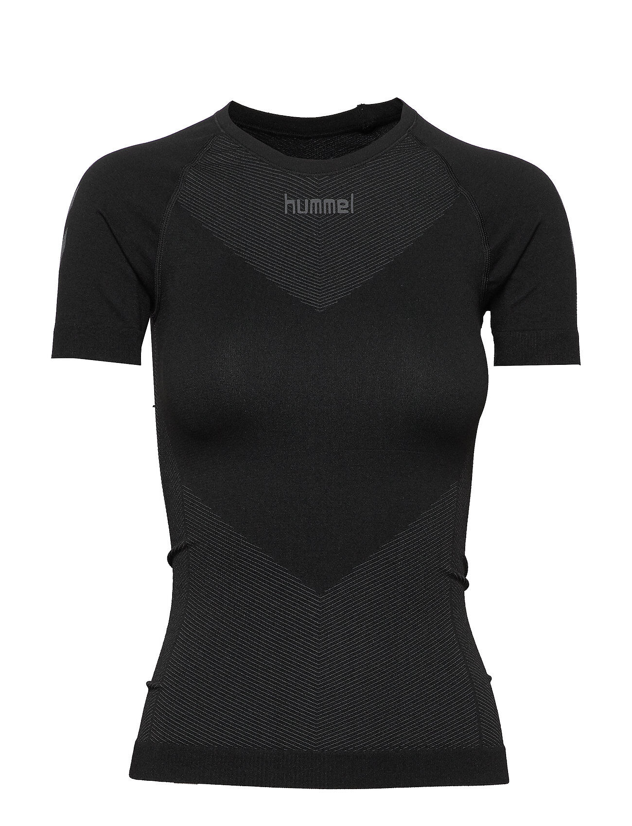 Hummel First Seamless Jersey S/S Woman T-shirts & Tops Short-sleeved Svart Hummel