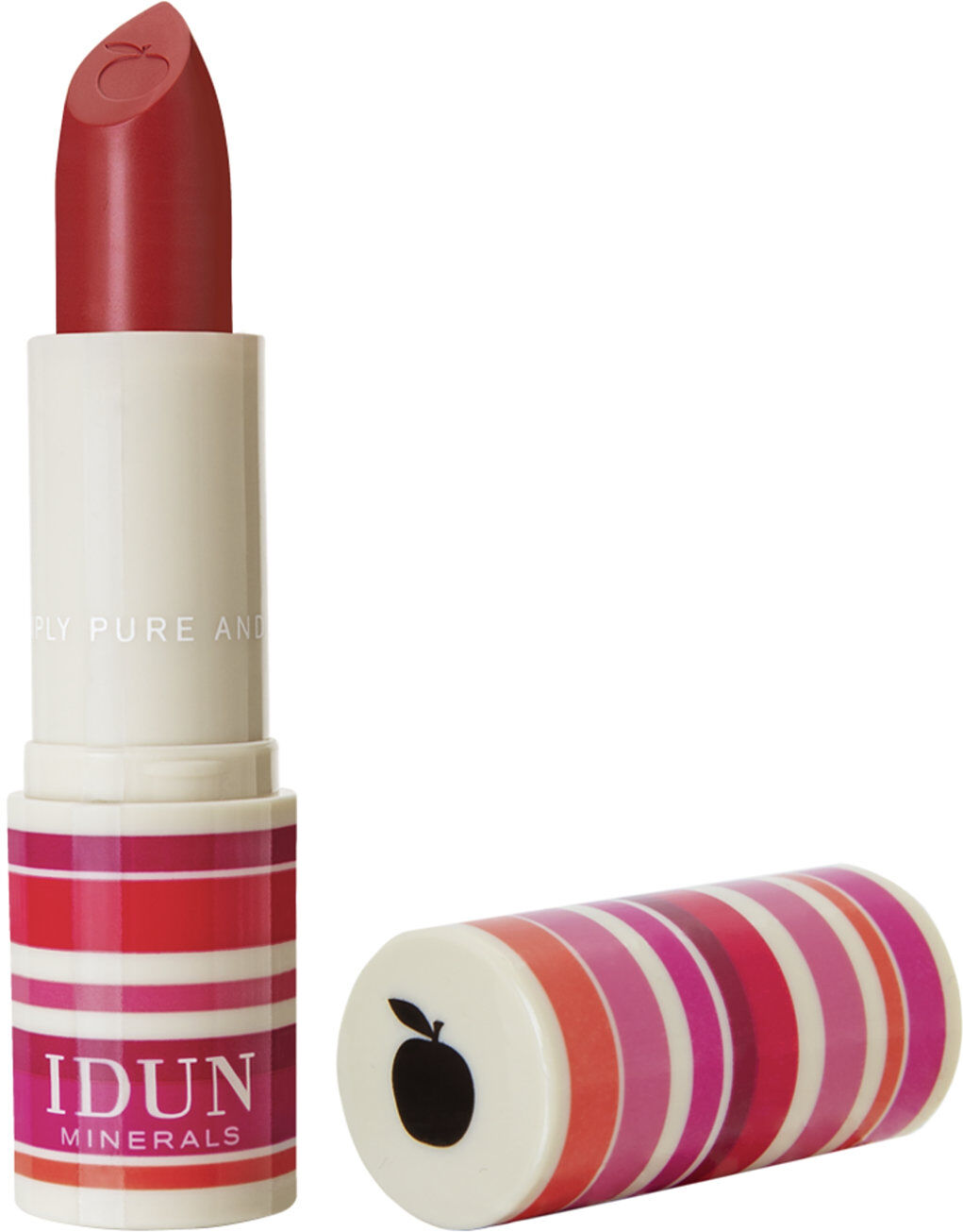 IDUN Minerals Matte Lipstick Körsbär Leppestift Sminke Rosa IDUN Minerals