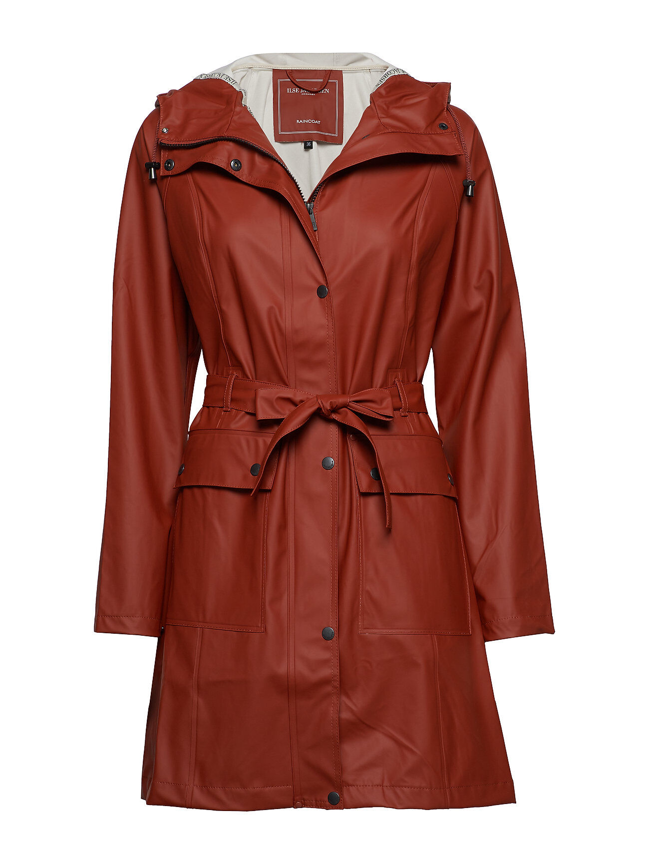 Ilse Jacobsen Raincoat Outerwear Rainwear Rain Coats Rød Ilse Jacobsen