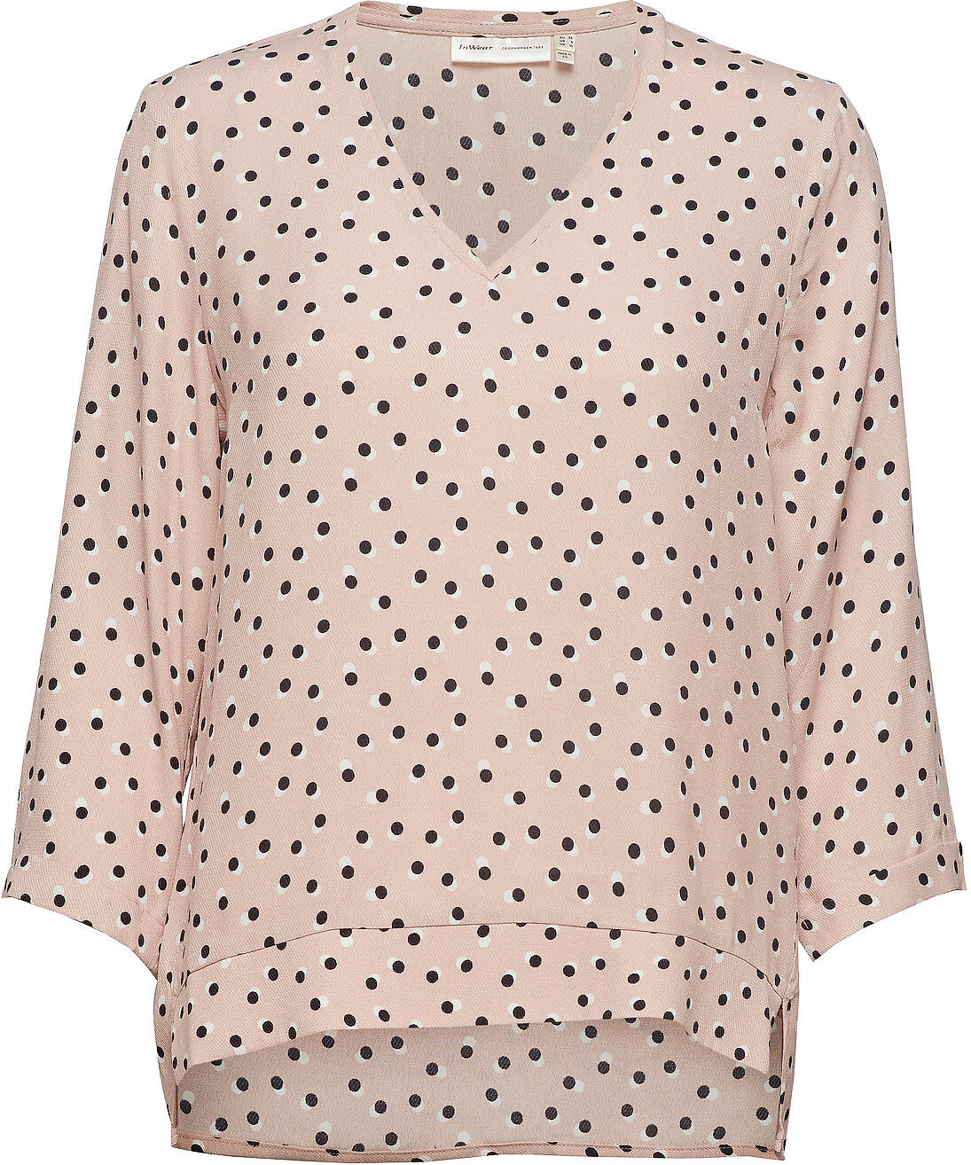 InWear Blake V-Neck Top Bluse Langermet Rosa InWear