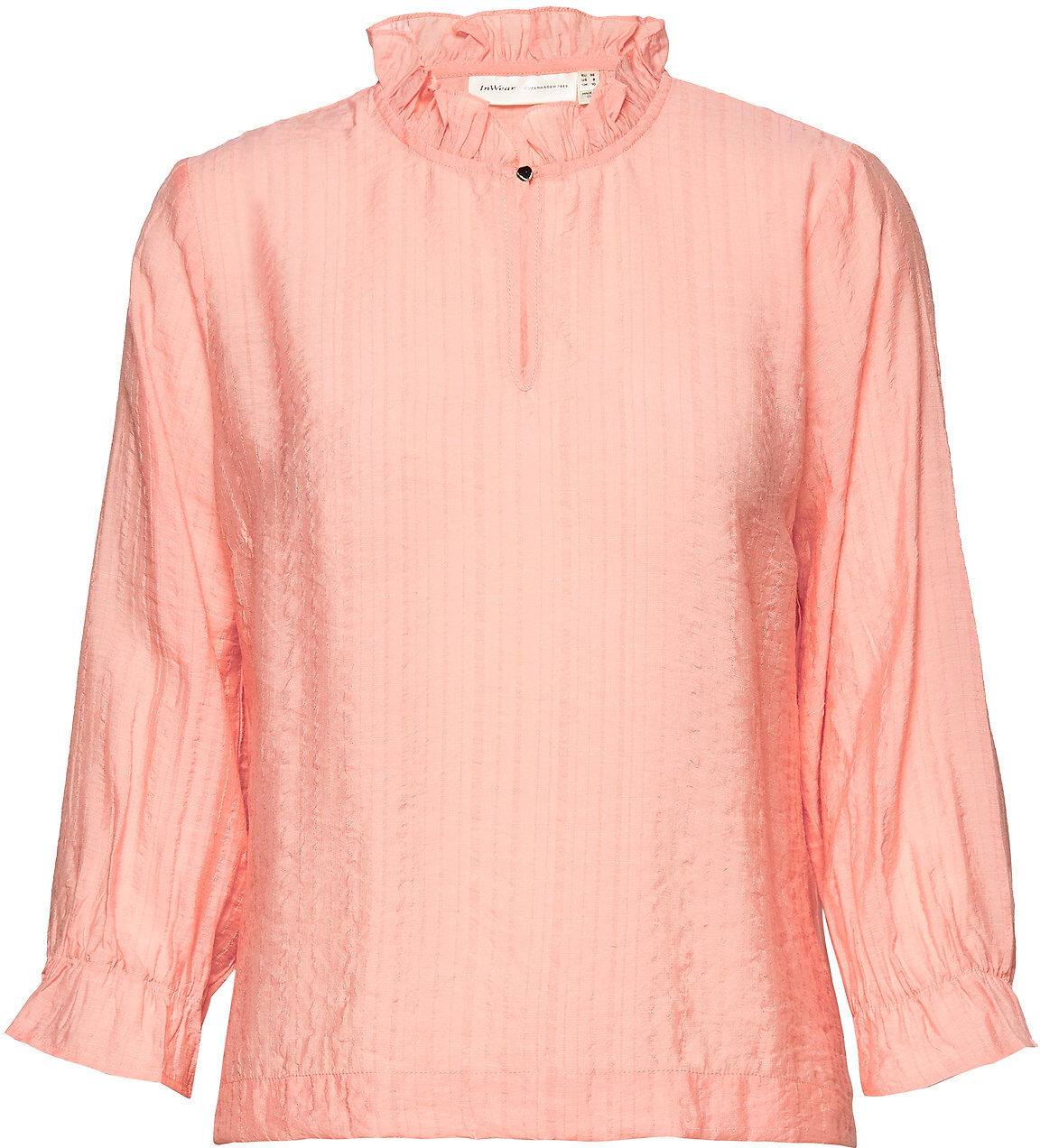 InWear Liviaiw Top Bluse Langermet Rosa InWear