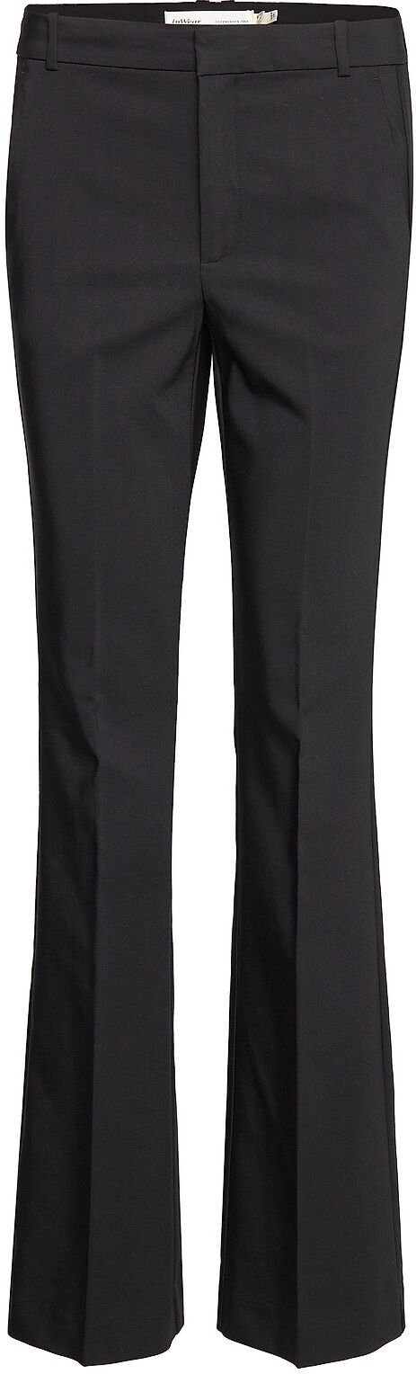 InWear Zellaiw Bootcut Pant Bukser Med Rette Ben Svart InWear