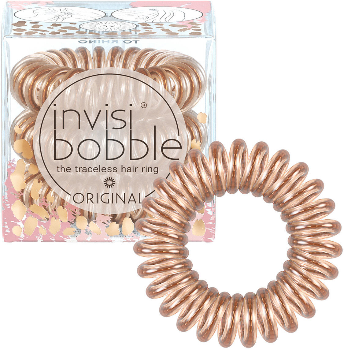 Invisibobble Original All Roads Lead To Rhino Beauty WOMEN Hair Hair Accessories Scrunchies Nude Invisibobble