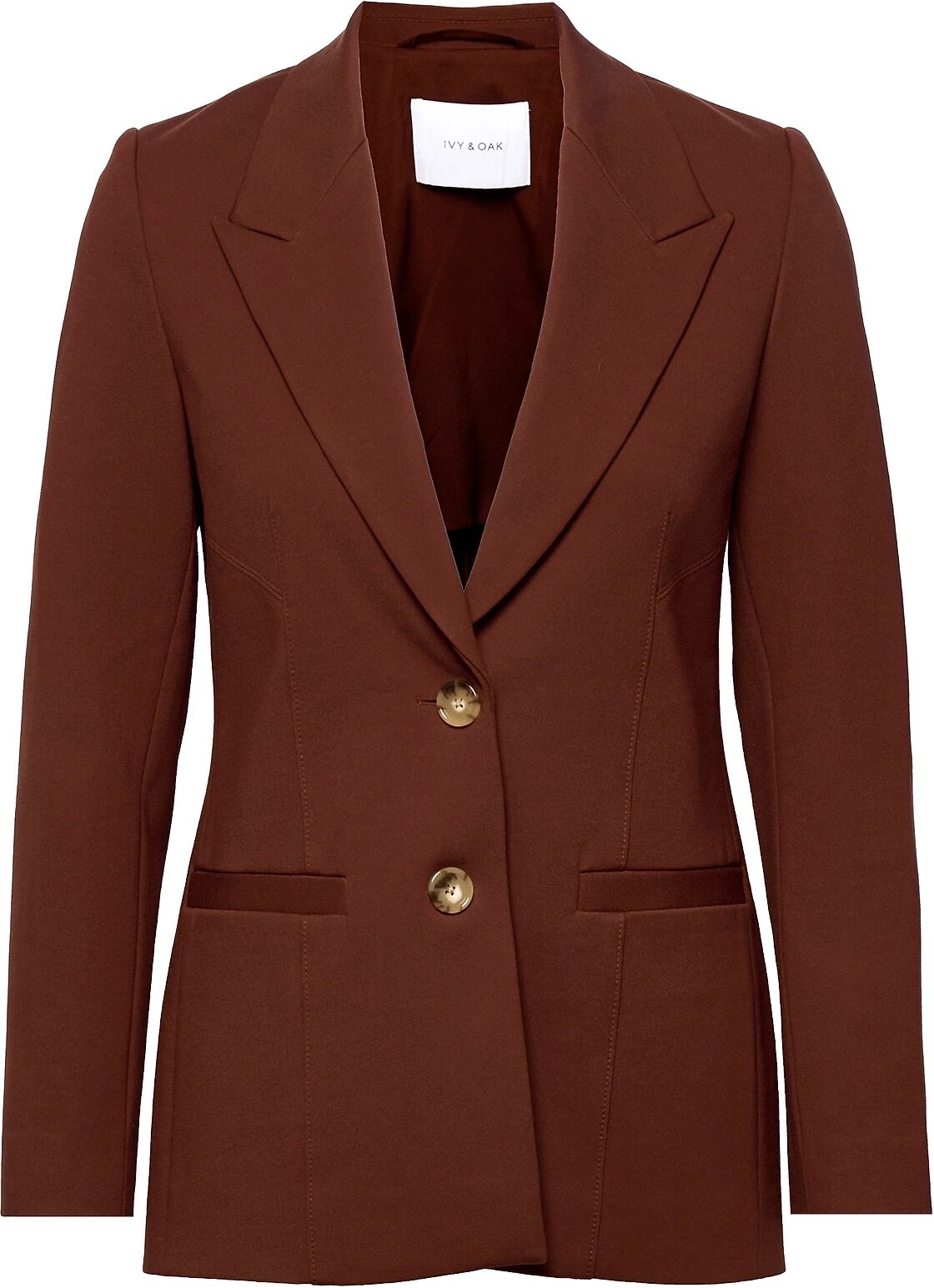 Ivy & Oak Jade Blazers Single Breasted Blazers Brun Ivy & Oak