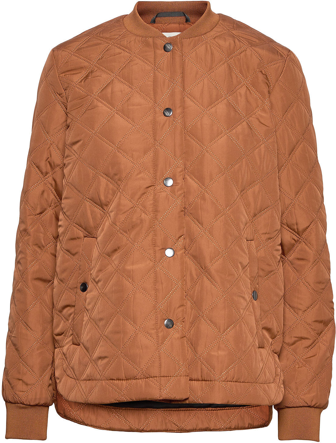 Kaffe Kajulie Quilted Jacket Vattert Jakke Brun Kaffe