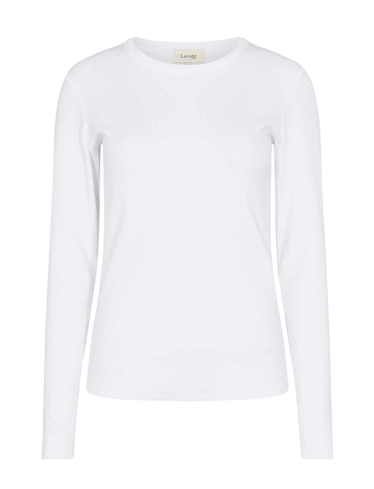 Levete Room Lr-Numbia T-shirts & Tops Long-sleeved Hvit Levete Room