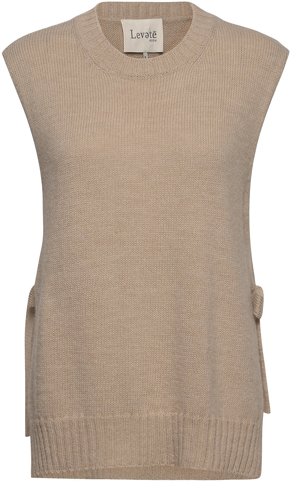 Levete Room Lr-Gymla Vests Knitted Vests Beige Levete Room