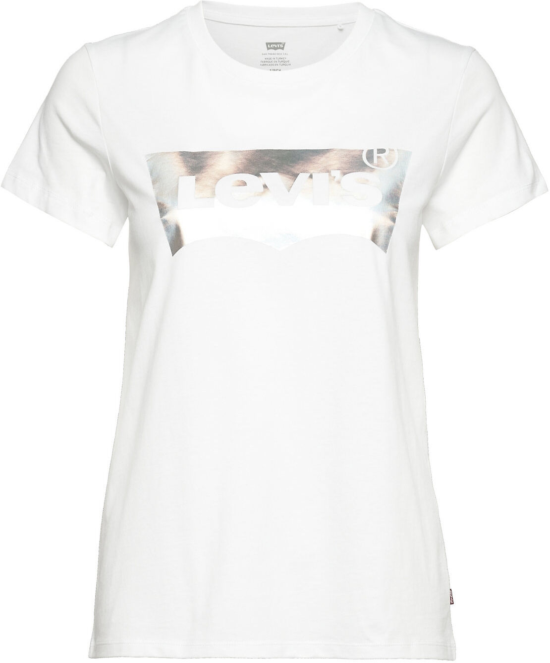 LEVI´S Women The Perfect Tee Rainbow Gradie T-shirts & Tops Short-sleeved Hvit LEVI´S Women