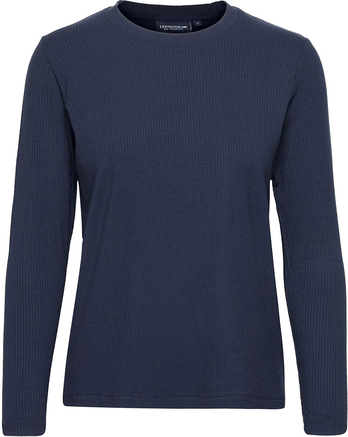 Lexington Clothing Rira Long Sleeve Rib Tee Pullover Blå Lexington Clothing