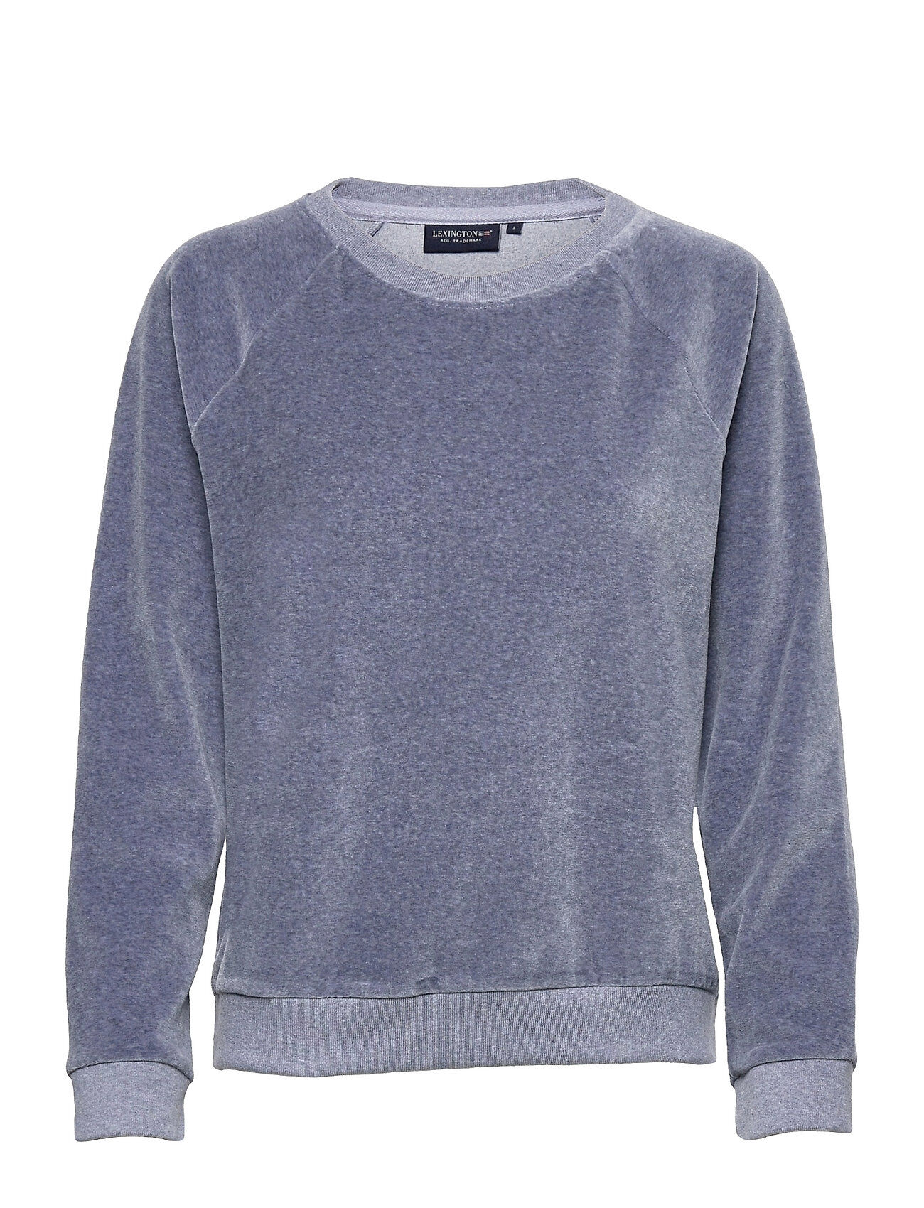 Lexington Clothing Martha Velour Sweatshirt Sweat-shirt Genser Blå Lexington Clothing