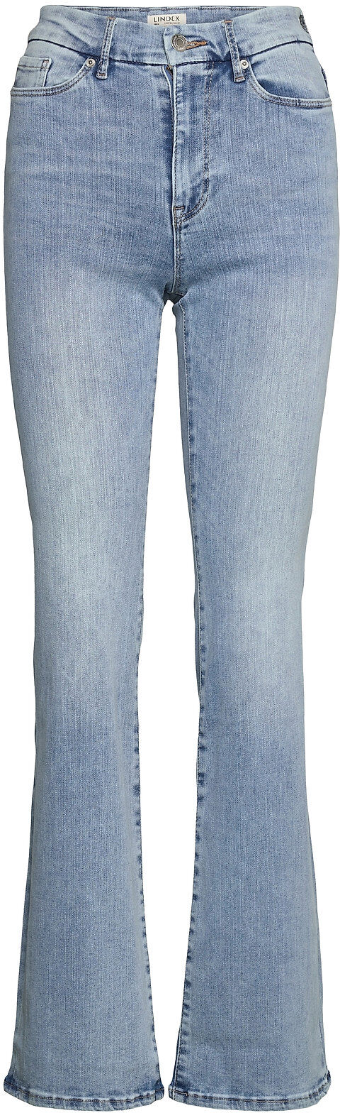 Lindex Denim Trousers Mira Lt Blue Jeans Sleng Blå Lindex