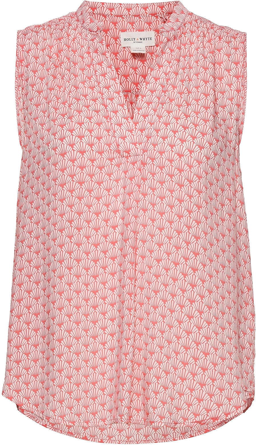 Lindex Blouse Melissa Bluse Ermeløs Rosa Lindex