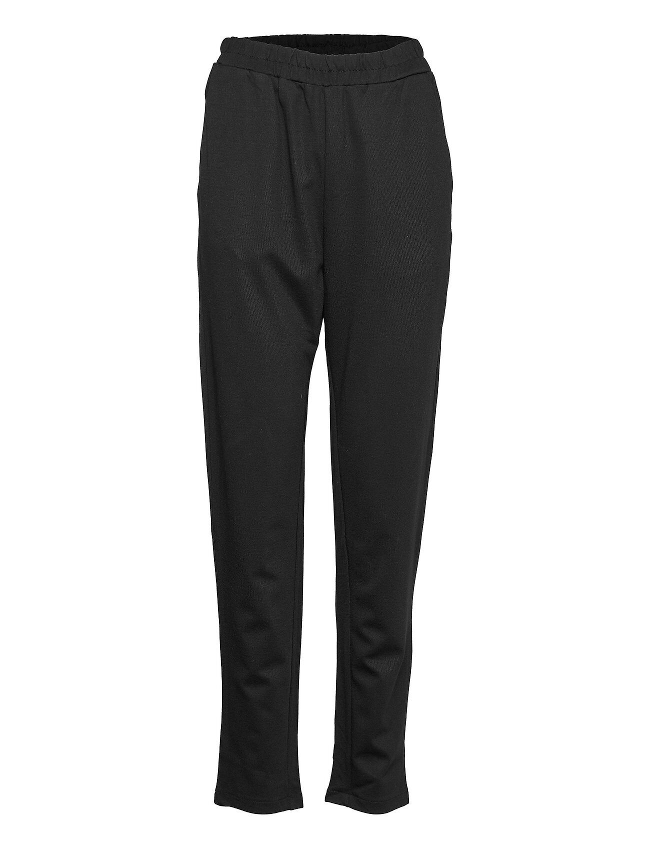 Lindex Trousers Ava Jersey Uformelle Bukser Svart Lindex