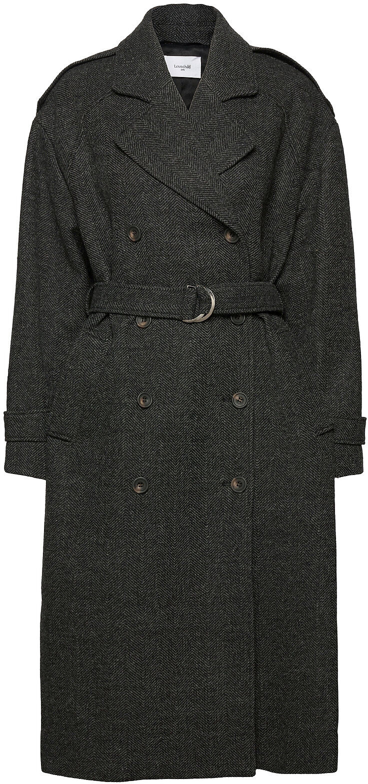 Lovechild 1979 Ciara Coat Trench Coat Kåpe Svart Lovechild 1979