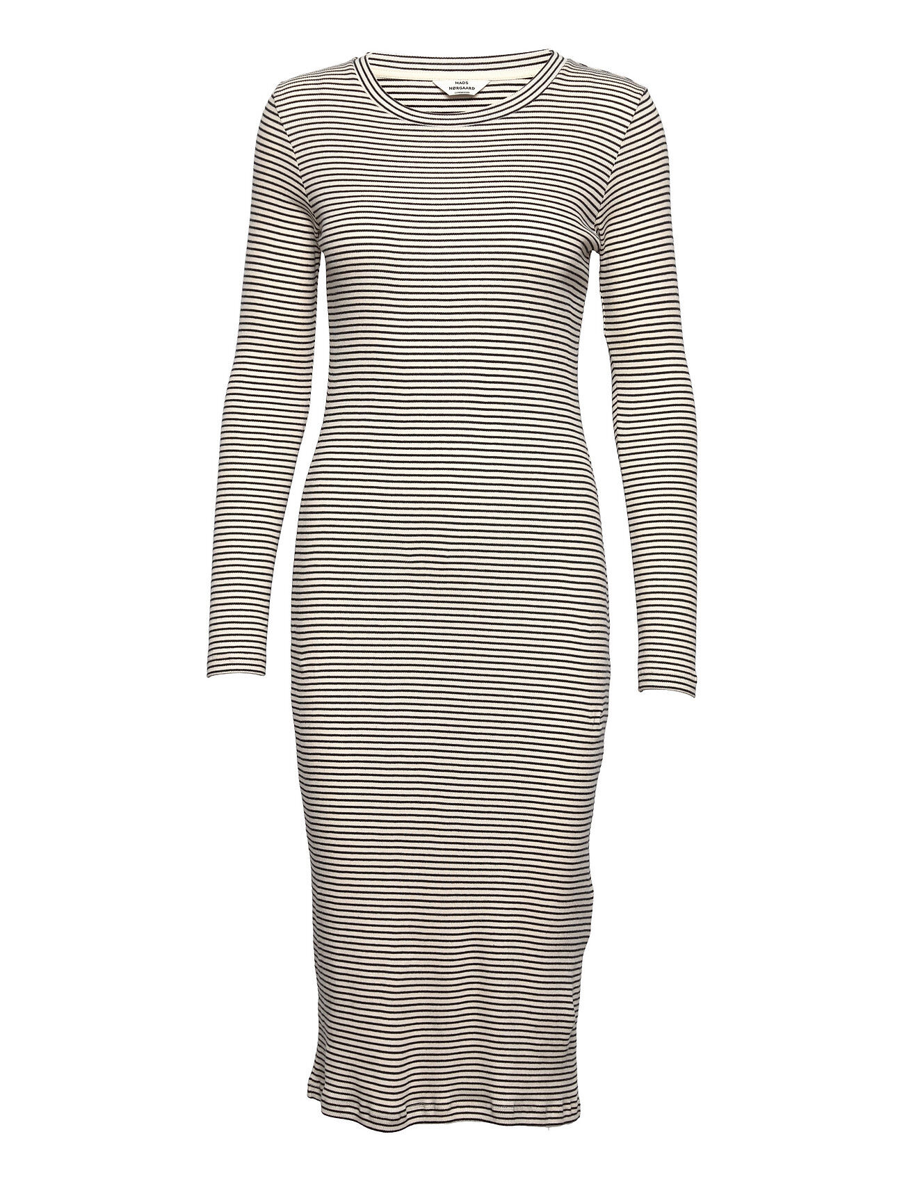 Mads Nørgaard 2X2 Cotton Stripe Duba Dress Dresses Bodycon Dresses Multi/mønstret Mads Nørgaard