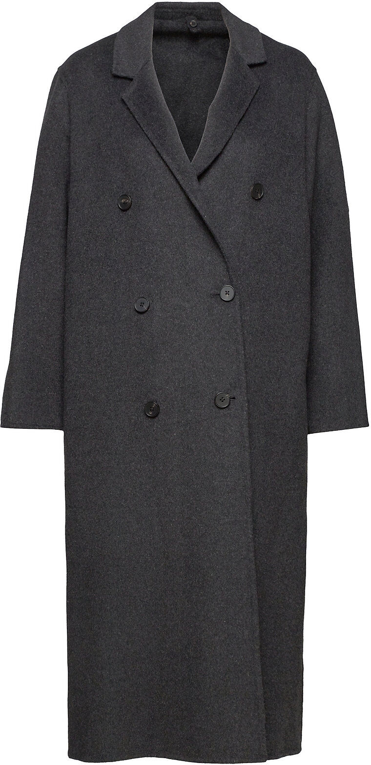 Mango Risoto Outerwear Coats Winter Coats Svart Mango