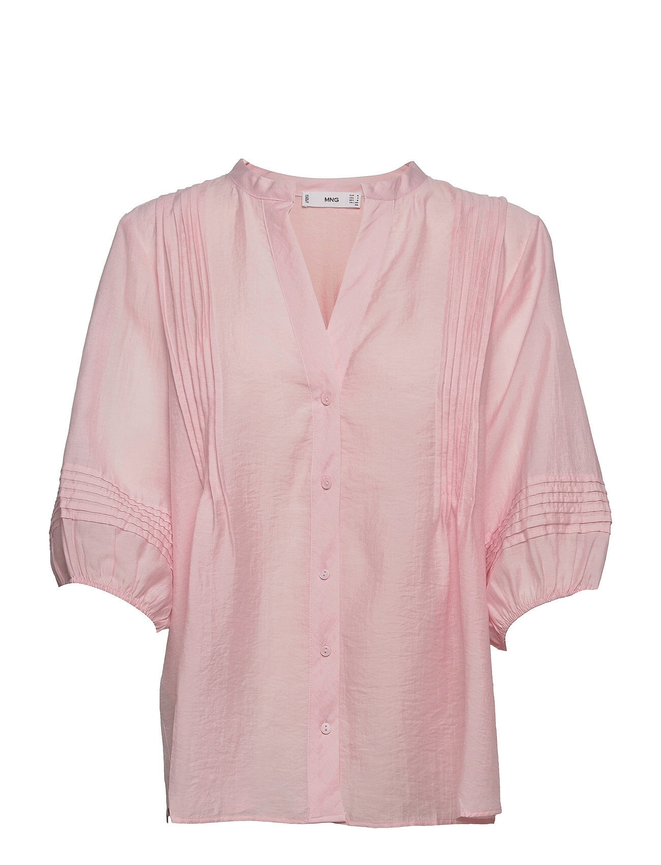 Mango Stephy Bluse Langermet Rosa Mango