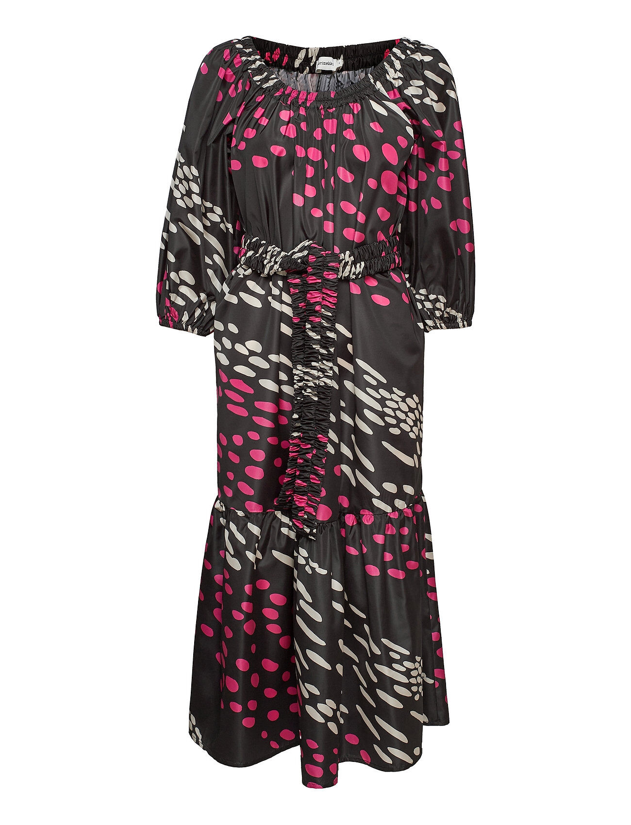 Marimekko Lehtoniitty Kottarainen Dress Dresses Evening Dresses Svart Marimekko