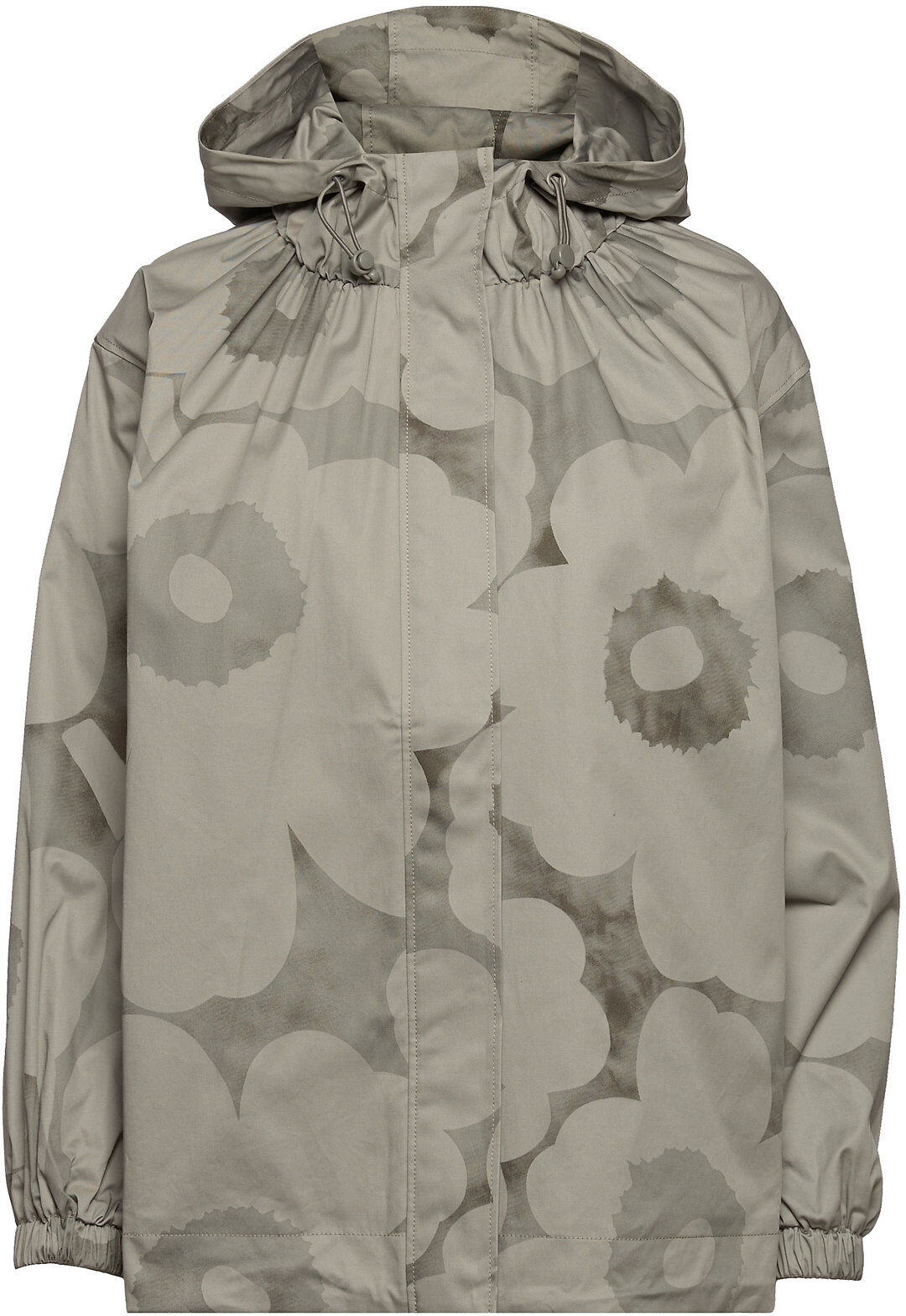 Marimekko Spektri Värjätty Unikko Coat Outerwear Jackets Windbreakers Grønn Marimekko