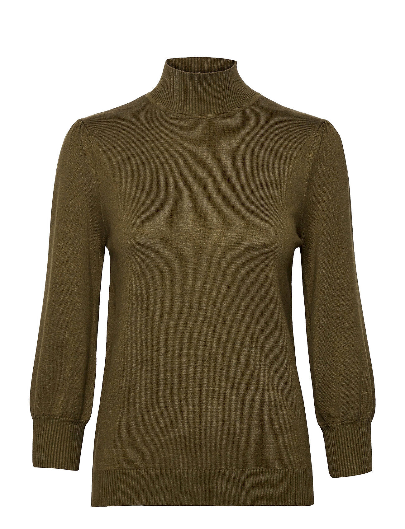 Minus Mersin Roll Neck Knit Høyhalset Pologenser Grønn Minus