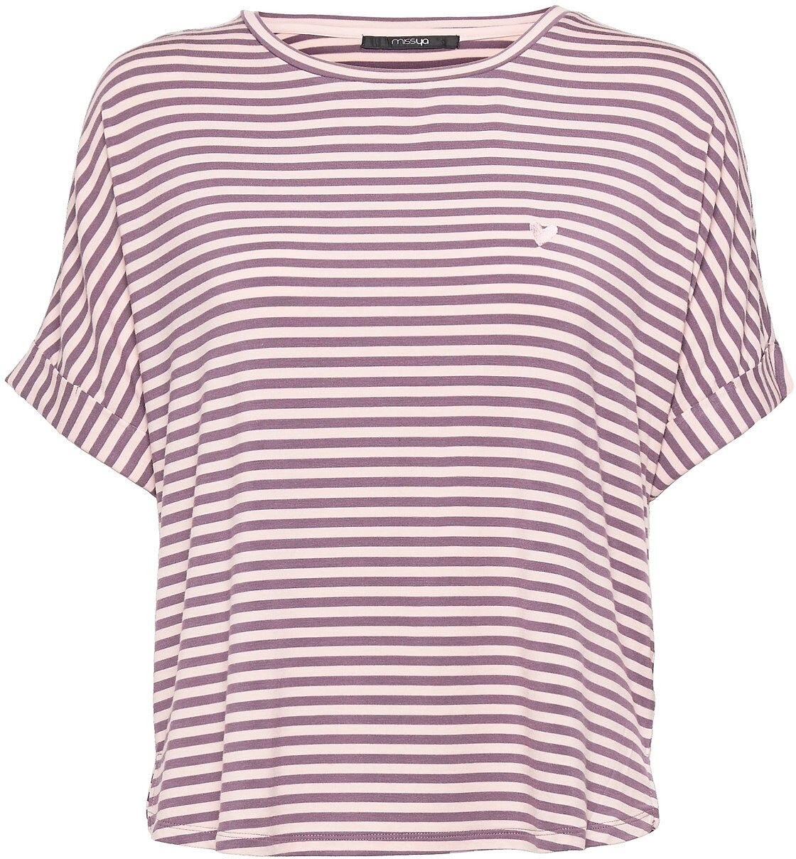 Missya Softness Stripe Ss T-Shirt T-shirts & Tops Short-sleeved Rosa Missya