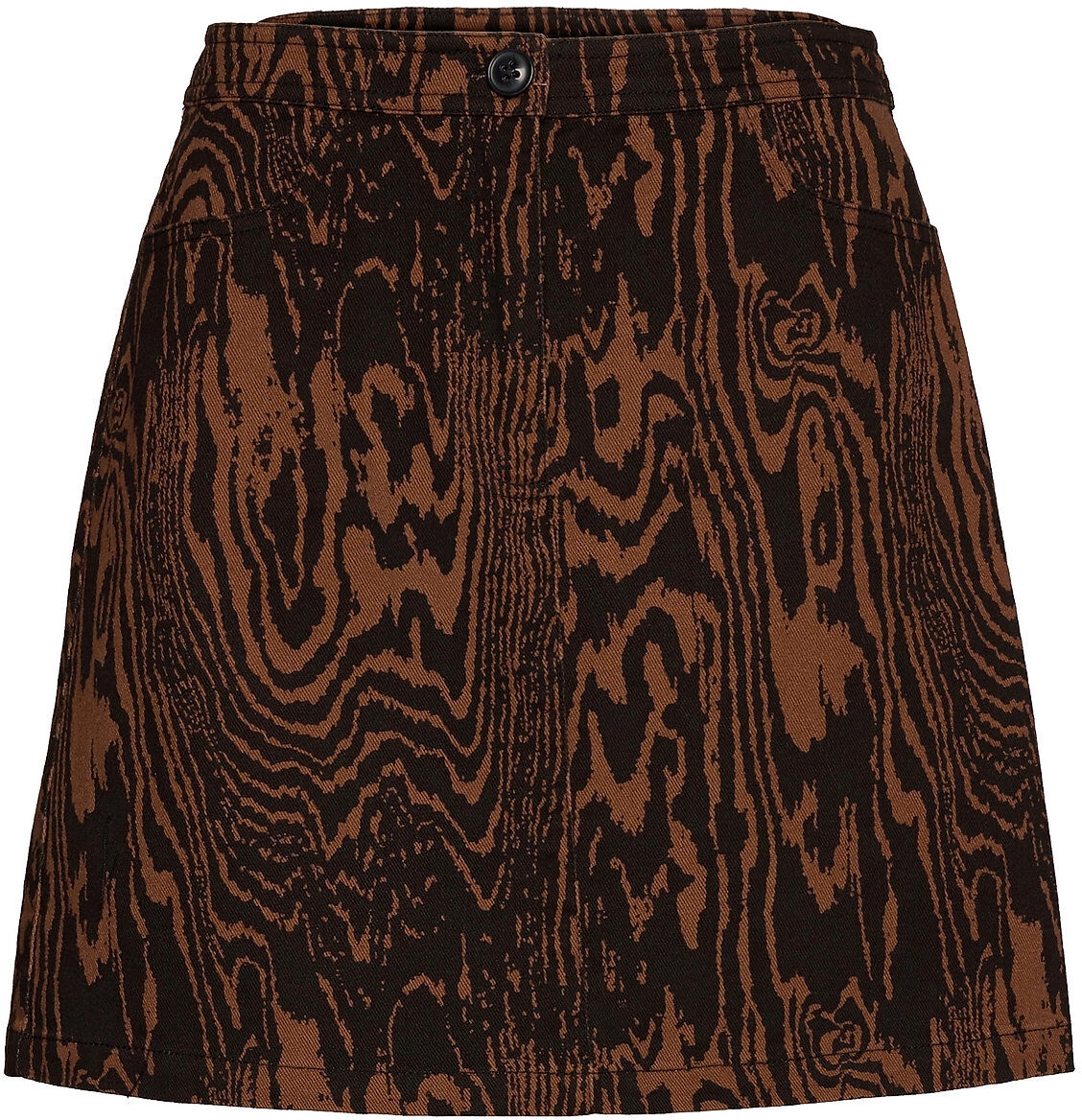 Modström Mateo Print Skirt Kort Skjørt Brun Modström