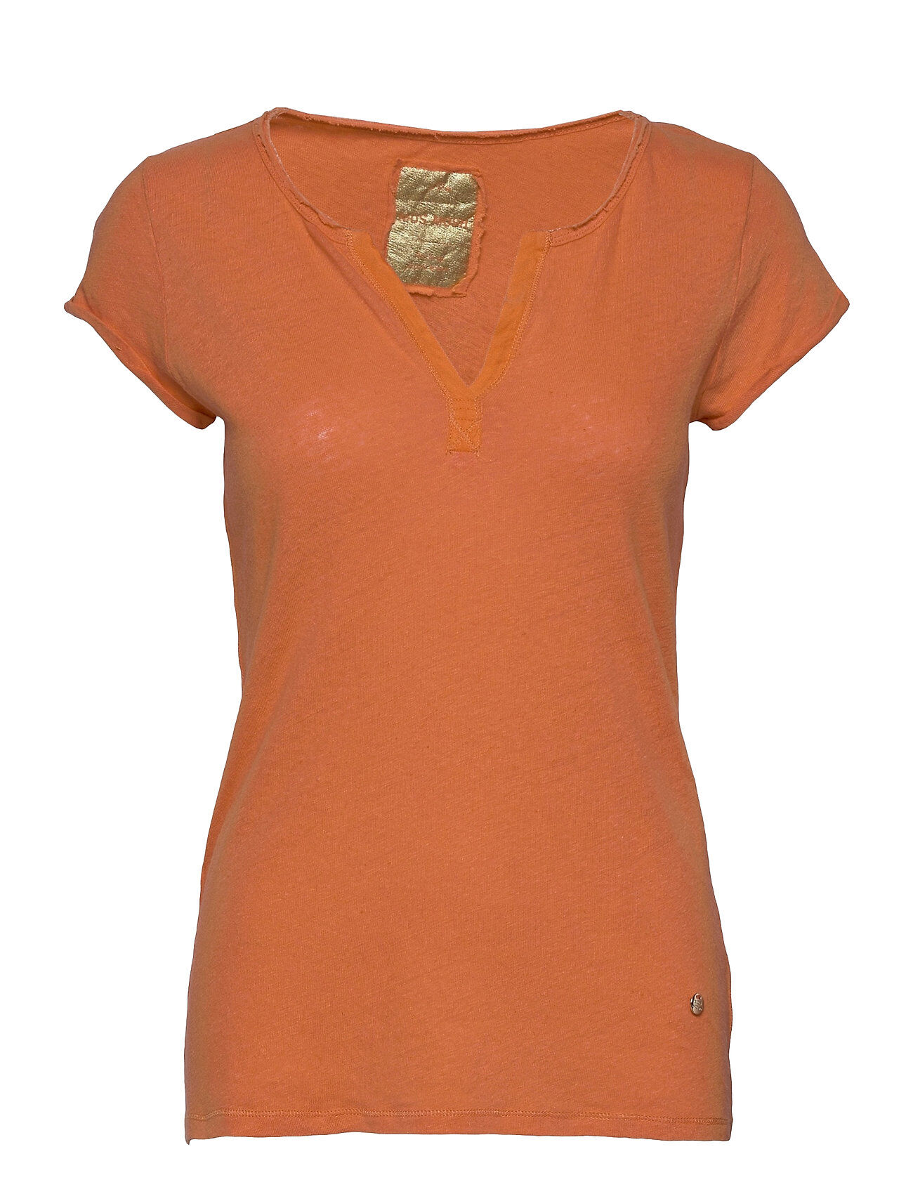 MOS MOSH Troy Tee Ss T-shirts & Tops Short-sleeved Oransje MOS MOSH