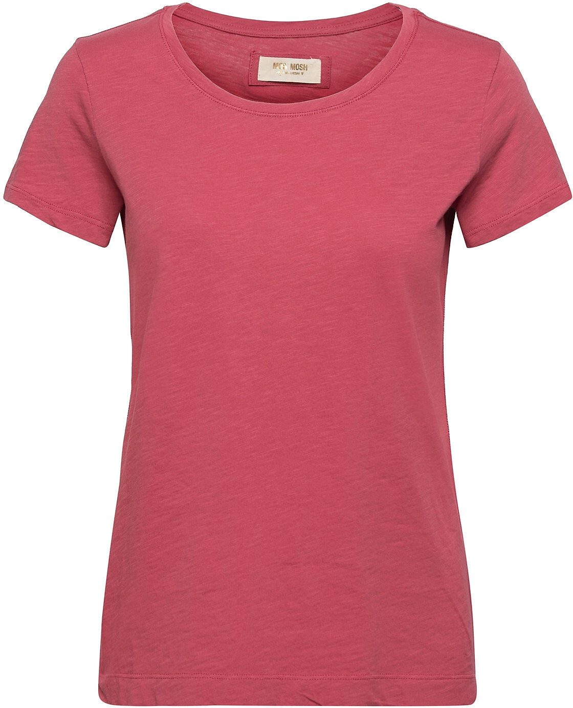 MOS MOSH Arden Organic O-Neck Tee T-shirts & Tops Short-sleeved Rosa MOS MOSH