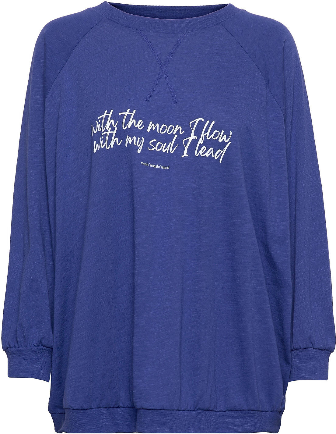 Moshi Moshi Mind November Sweat Clematis Sweat-shirt Genser Blå Moshi Moshi Mind