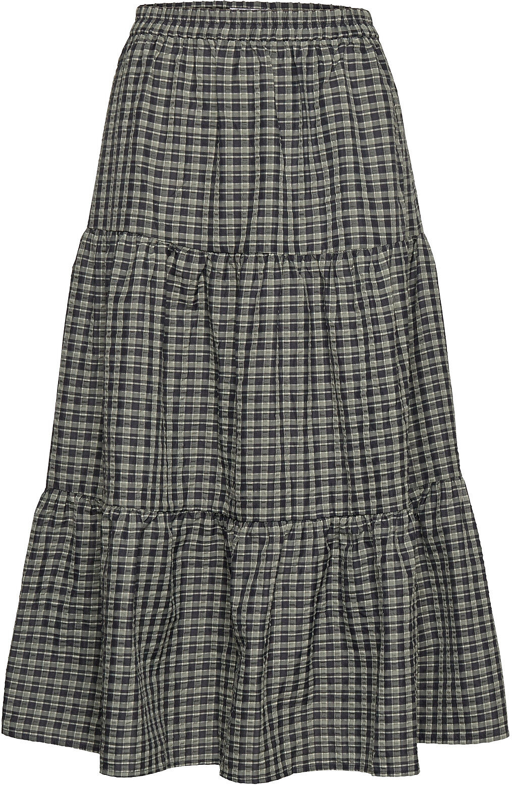 MOSS COPENHAGEN Breanna Skirt Knelangt Skjørt Svart MOSS COPENHAGEN