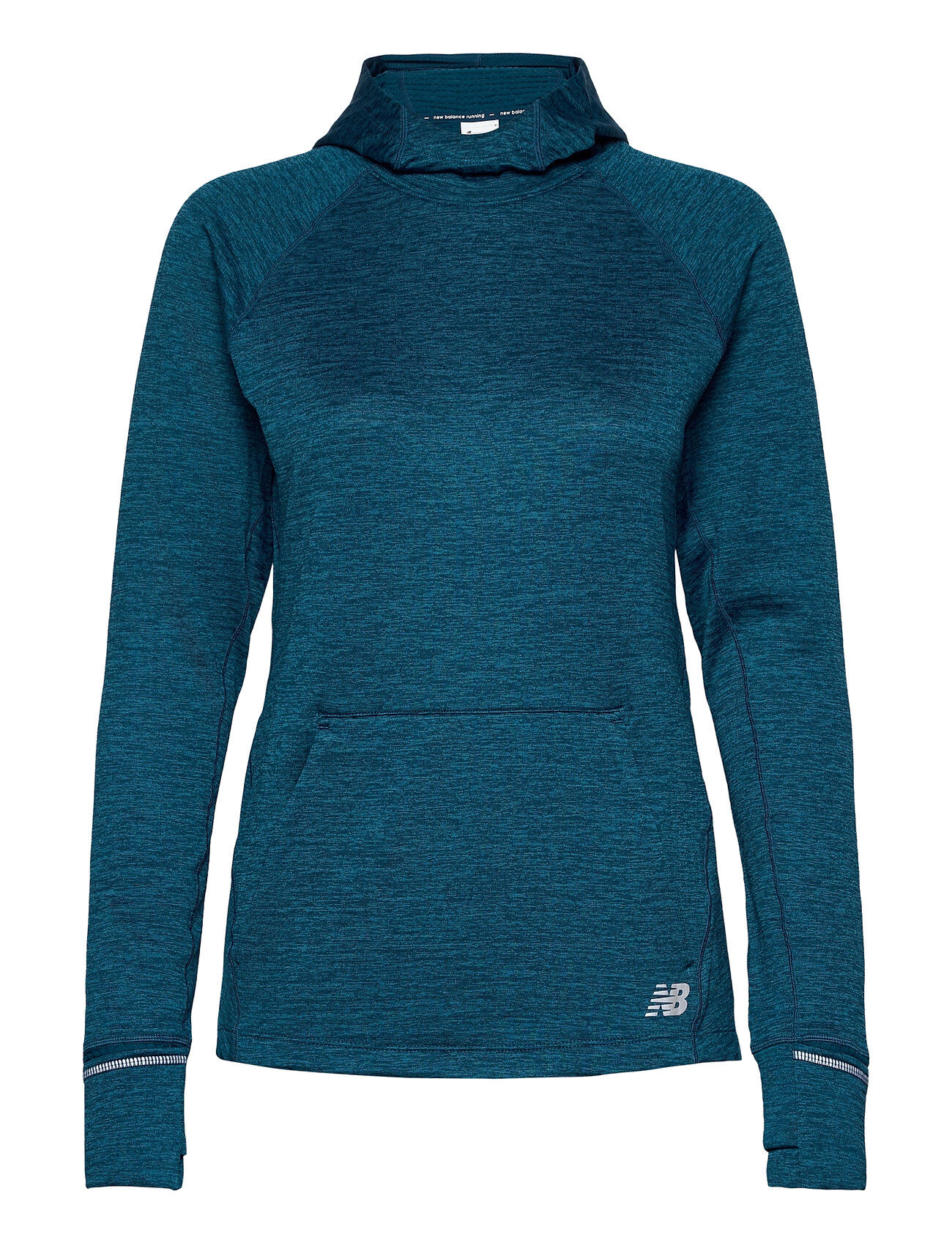 New Balance Nb Heat Grid Hoodie Sweat-shirts & Hoodies Fleeces & Midlayers Blå New Balance